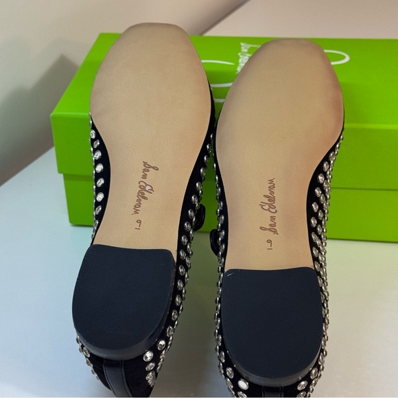 Sam Edelman Women's Michaela Gem Mary Jane Flats Size 9 - Picture 6 of 7